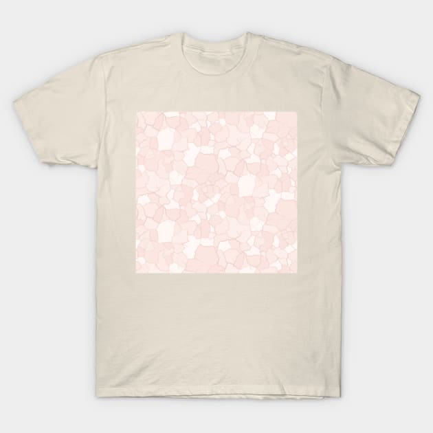 Blush Earthy Shapes T-Shirt by Carolina Díaz